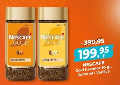 Nescafe Gold Kavanoz 95 Gr. Karamel/Vanilya