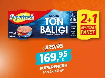 Superfresh Ton 3X140 Gr.