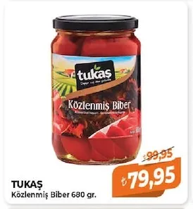 Tukaş Közlenmiş Biber 680 Gr.