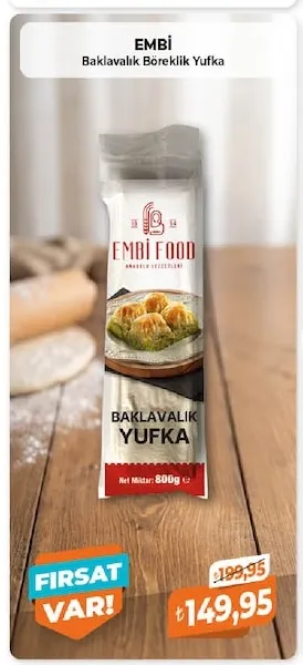Embi Baklavalık Böreklik Yufka
