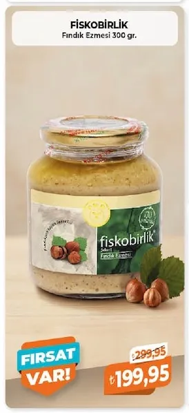 Fiskobirlik Fındık Ezmesi 300 Gr.