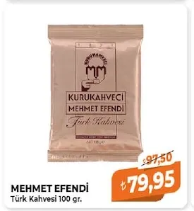 Mehmet Efendi Türk Kahvesi 100 Gr.