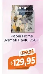 Papia Home Asmalı Havlu 250'Li