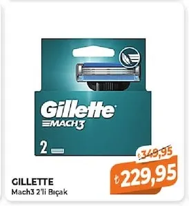 Gillette Mach3 2'Li Bıçak