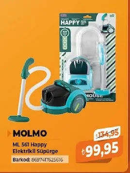 Molmo Ml 561 Happy Elektrikli Süpürge