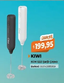 Kiwi Kcm 1223 Şarjlı Çırpıcı