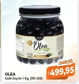 Olea Gold Zeytin 1 Kg. (181-230)
