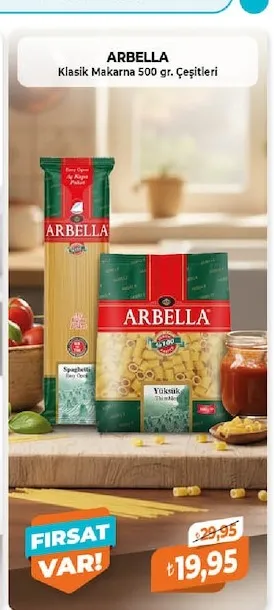 Arbella Klasik Makarna 500 Gr. Çeşitleri