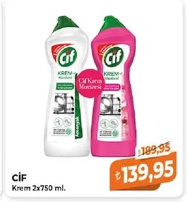 Cif Krem 2X750 Ml.