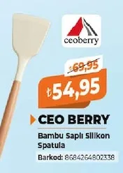 Ceo Berry Bambu Saplı Silikon Spatula