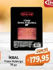 İkbal Füme Dana Kaburga 70 Gr.