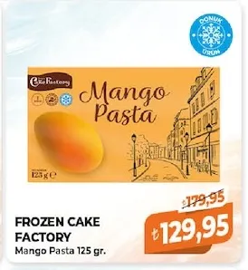 Frozen Cake Factory Mango Pasta 125 Gr.