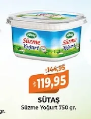 Sütaş Süzme Yoğurt 750 Gr.