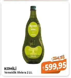 Komili Yemeklik Riviera 2 Lt.