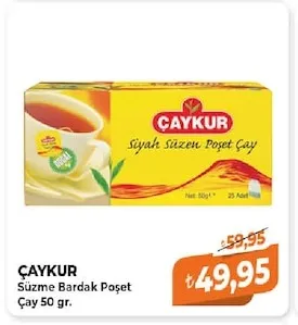 Çaykur Süzme Bardak Poşet Çay 50 Gr.