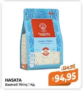 Hasata Basmati Pirinç 1 Kg.