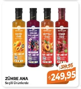 Zühre Ana Seçili Ürünlerde