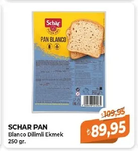 Schar Pan Blanco Dilimli Ekmek 250 Gr