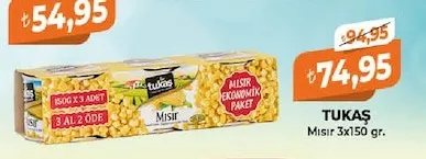 Tukaş Mısır 3X150 Gr.