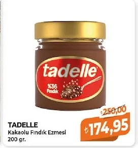 Tadelle Kakaolu Fındık Ezmesi 200 Gr.