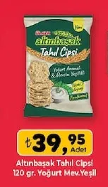 Altınbaşak Tahıl Cipsi 120 Gr. Yoğurt Mev.Yeşil