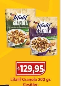 Lifalif Granola 200 Gr. Çeşitleri