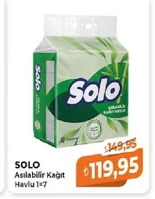 Solo Asılabilir Kağıt Havlu 1=7