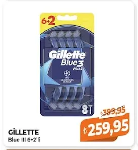 Gillette Blue Iıı 6+2'Li