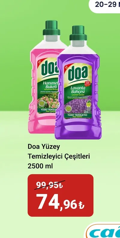 Doa Yüzey Temizleyici Çeşitleri 2500 Ml
