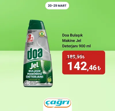 Doa Bulaşık Makine Jel Deterjanı 900 Ml
