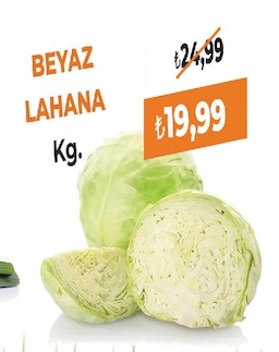 Beyaz Lahana Kg