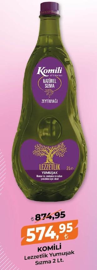 Komili Lezzetli̇k Yumuşak Sızma 2 Lt.