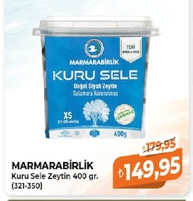 Marmarabirlik Kuru Sele Zeytin 400 Gr.