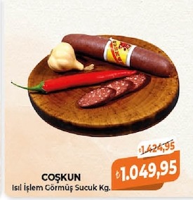 Coşkun Isıl İşlem Görmüş Sucuk Kg.
