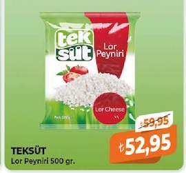 Teksüt Lor Peyniri 500 Gr.