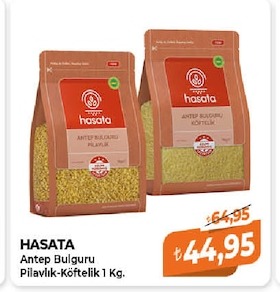 Hasata Antep Bulguru Pilavlık-Köftelik 1 Kg