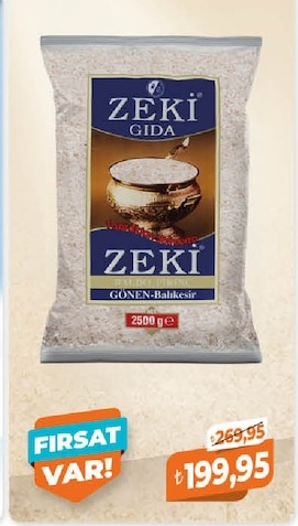 Zeki Baldo Pirinç Gönen-Balıkesir 2500 G.