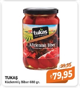 Tukaş Közlenmiş Biber 680 Gr
