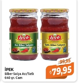 Ipek Biber Salça Acı/Tatlı 640 Gr. Cam