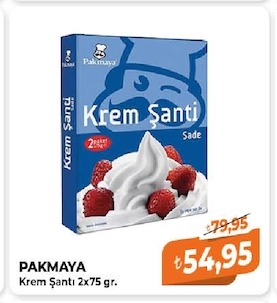 Pakmaya Krem Şanti 2X75 Gr.