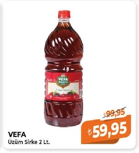 Vefa Üzüm Sirke 2 Lt.