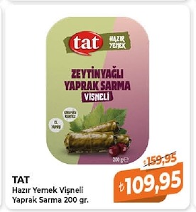 Tat Hazır Yemek Vişneli Yaprak Sarma 200 Gr