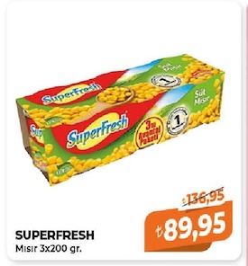 Superfresh Mısır 3X200 Gr.