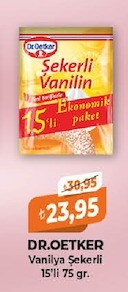 Dr. Oetker Vanilya Şekerli 15'Li 75 Gr.