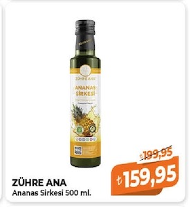 Zühre Ana Ananas Sirkesi 500 Ml.