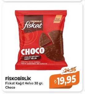 Fiskobirlik Fıskat Kağıt Helva 30 Gr. Choco