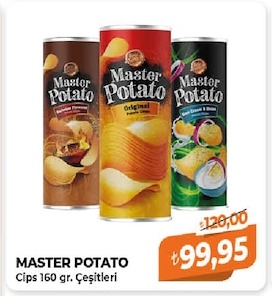 Master Potato Cips 160 Gr.