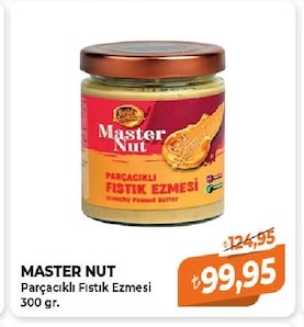 Master Nut Parçacıklı Fıstık Ezmesi 300 Gr.