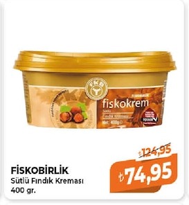 Fiskobirlik Sütlü Fındık Kreması 400 Gr.