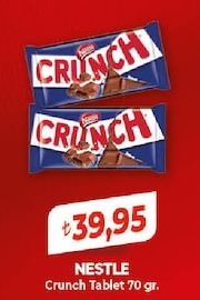 Nestle Crunch Tablet 70 Gr.